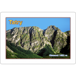 Magnes 94x64 mm TATRY - GIEWONT 1895 m